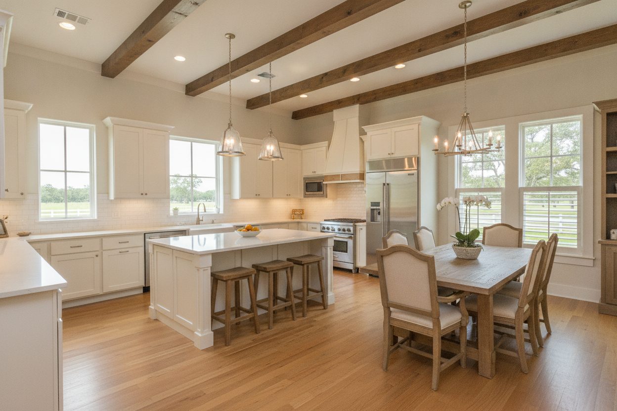 Kitchen of the horse ranch in Ocala, FL